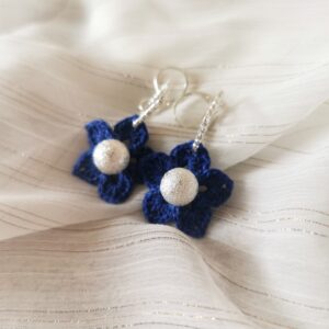 Mėlyni auskarai internetu, originalios dovanos moterims
