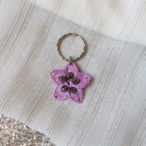 Violetinis raktų pakabukas, dovanos panelėms